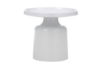 Sigge Metal Side Table - White
