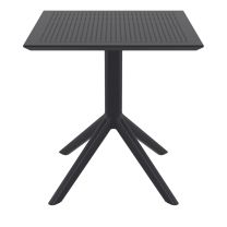 Sky Table Black 70 x 70 - Outdoor Plastic Table