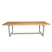 Svea Reclaimed Elm - Timber Slab Dining Table - 260 cm length