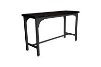 Frederiksen Bar Table - Black Reclaimed Elm - 180cm